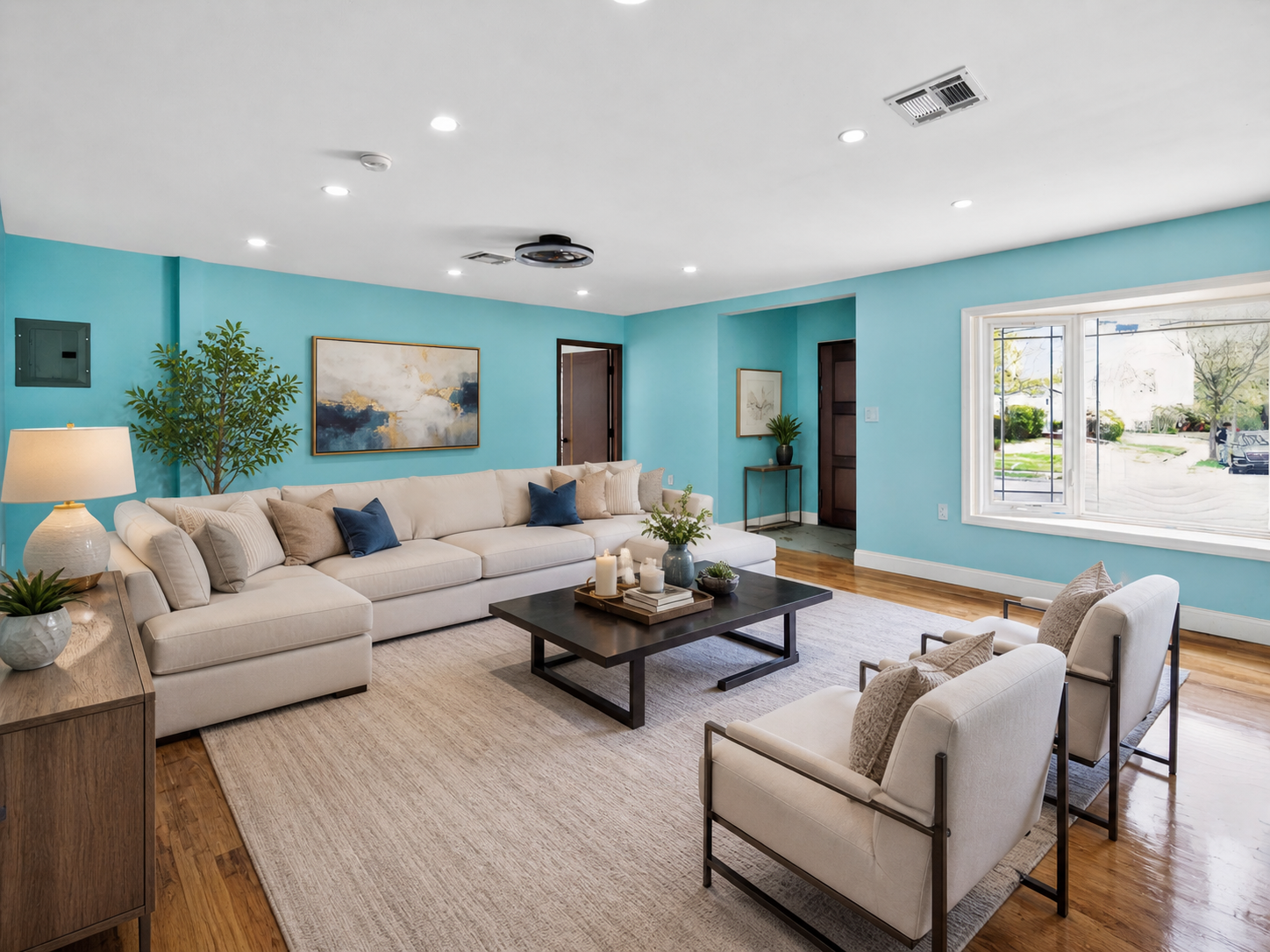 An open, breathing floor plan.